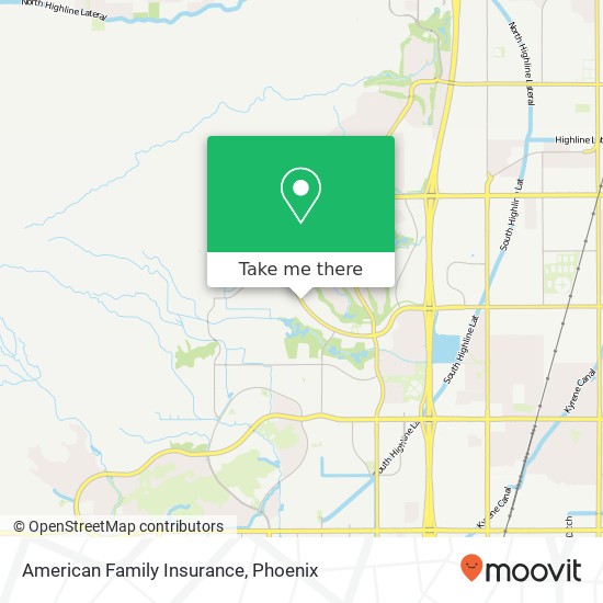 Mapa de American Family Insurance