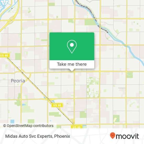 Midas Auto Svc Experts map