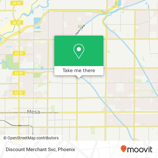 Discount Merchant Svc map