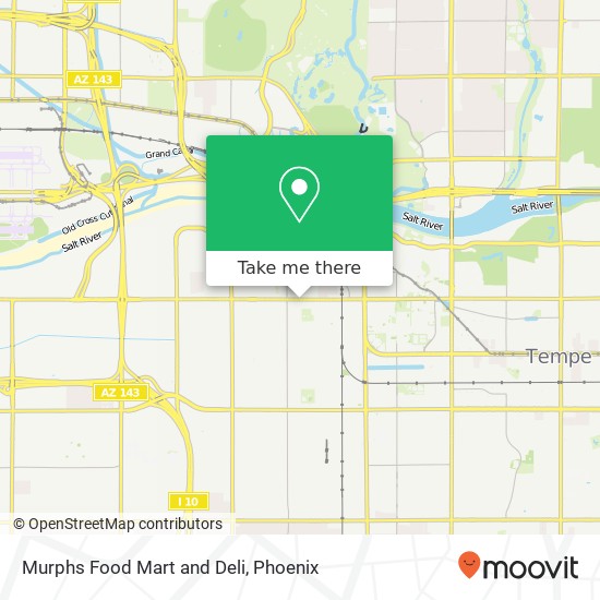 Murphs Food Mart and Deli map