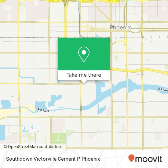 Southdown Victorville Cement P map