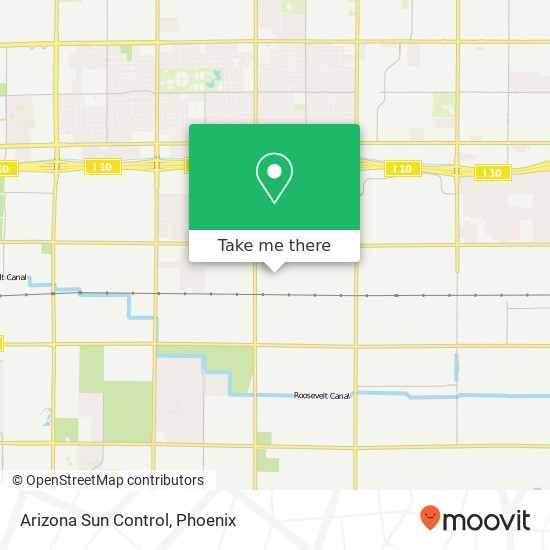 Mapa de Arizona Sun Control