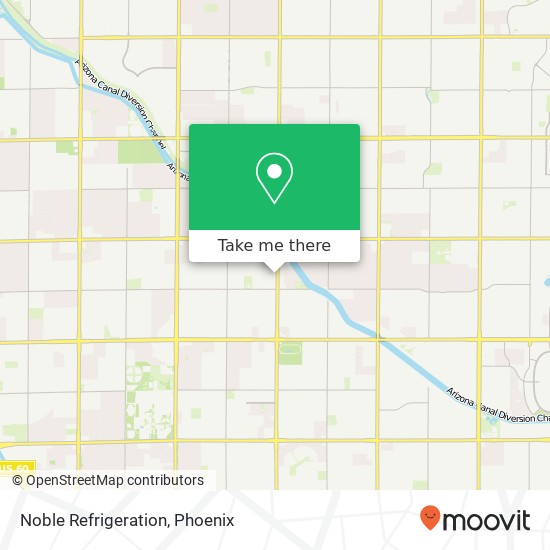 Mapa de Noble Refrigeration