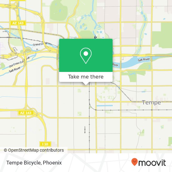 Mapa de Tempe Bicycle