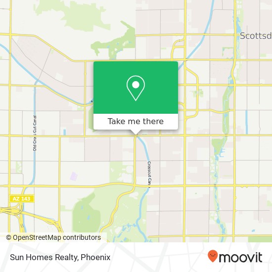 Sun Homes Realty map