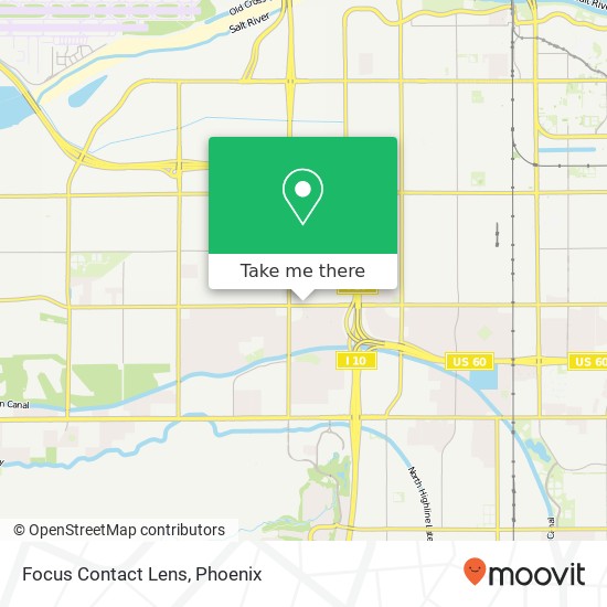 Focus Contact Lens map