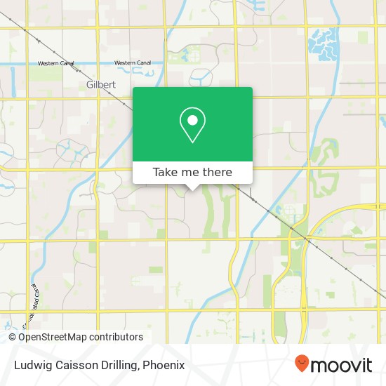 Ludwig Caisson Drilling map