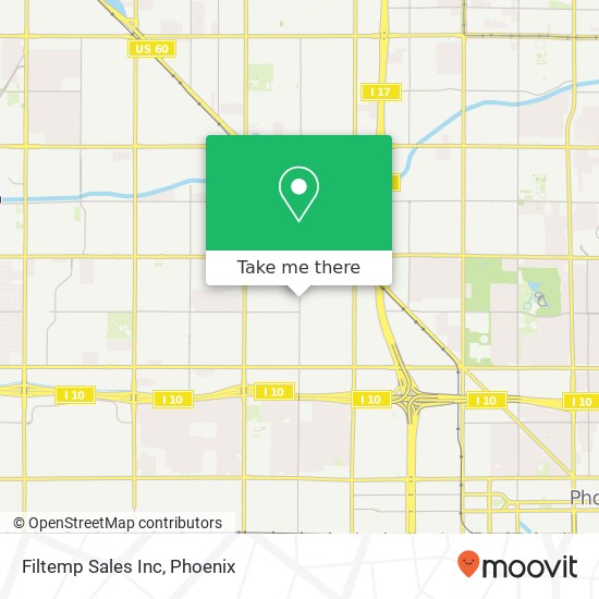 Filtemp Sales Inc map