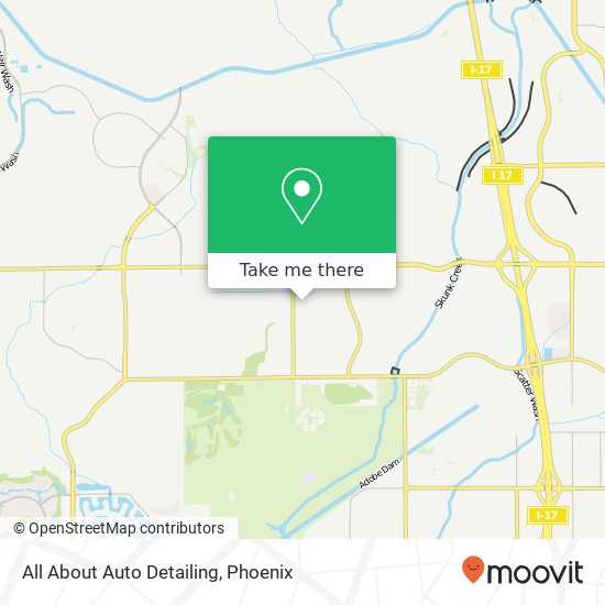 All About Auto Detailing map