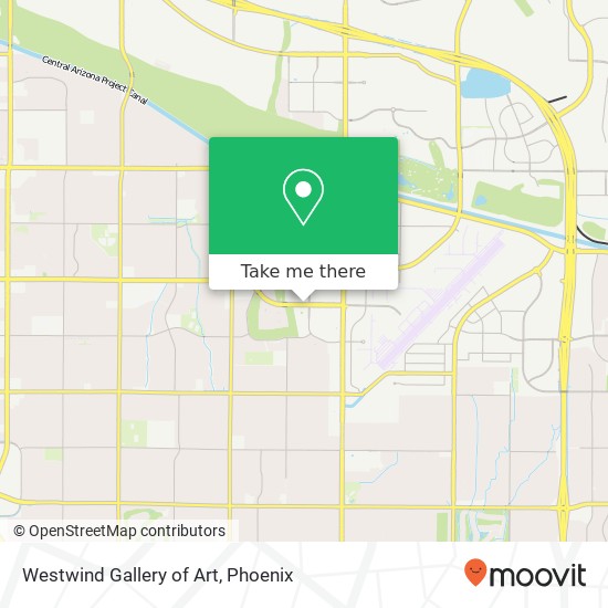 Westwind Gallery of Art map
