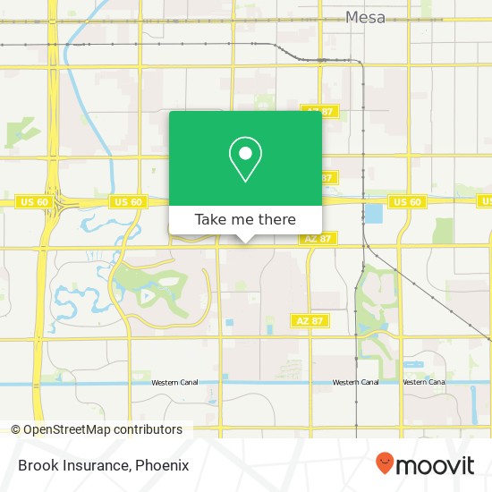 Mapa de Brook Insurance