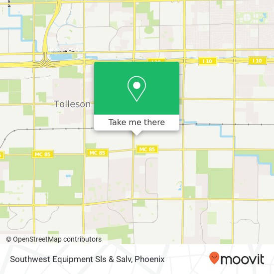 Southwest Equipment Sls & Salv map