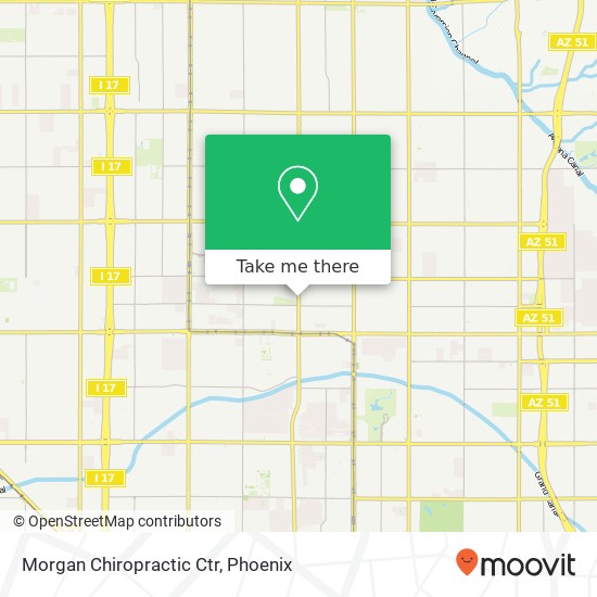 Mapa de Morgan Chiropractic Ctr