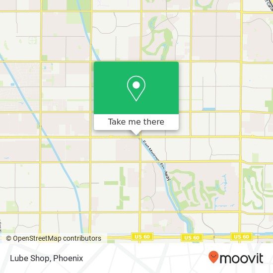 Lube Shop map