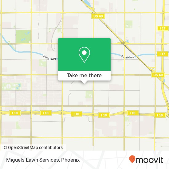 Miguels Lawn Services map