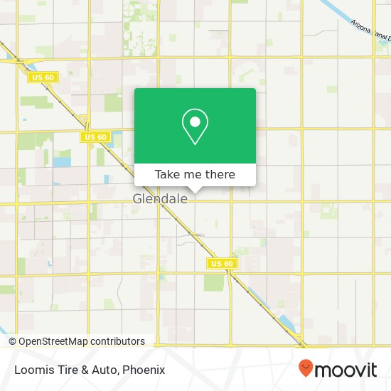 Loomis Tire & Auto map