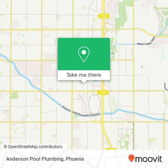 Mapa de Anderson Pool Plumbing