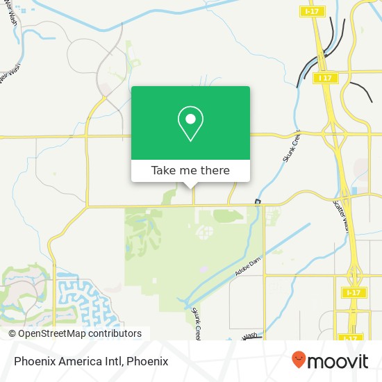 Mapa de Phoenix America Intl