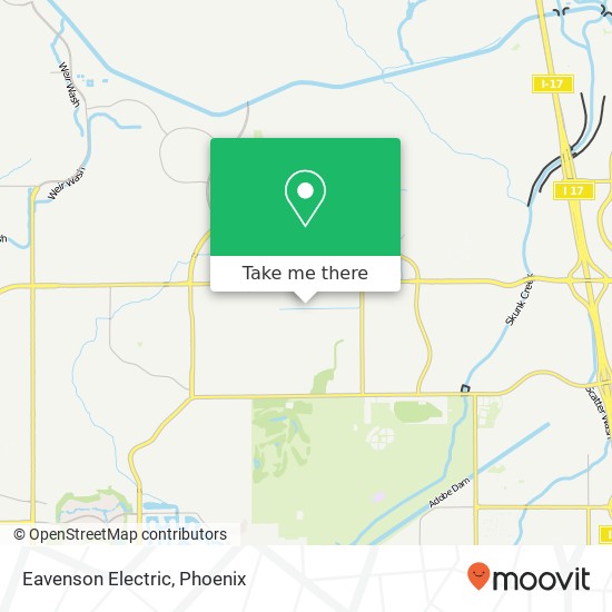 Eavenson Electric map