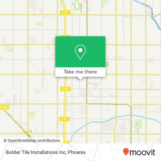 Bolder Tile Installations Inc map