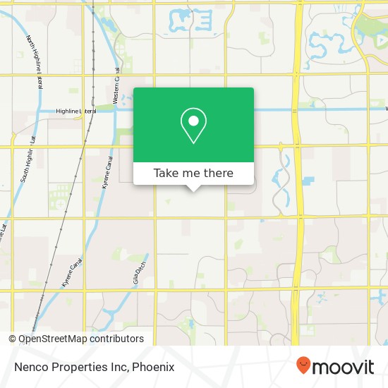 Nenco Properties Inc map