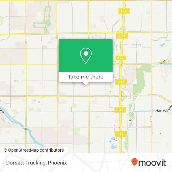 Dorsett Trucking map