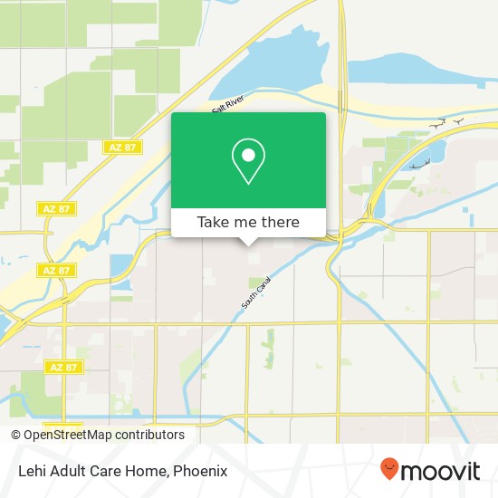 Mapa de Lehi Adult Care Home