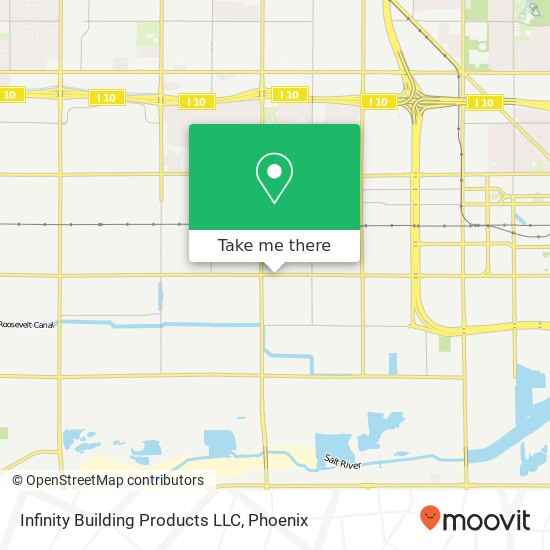 Infinity Building Products LLC map