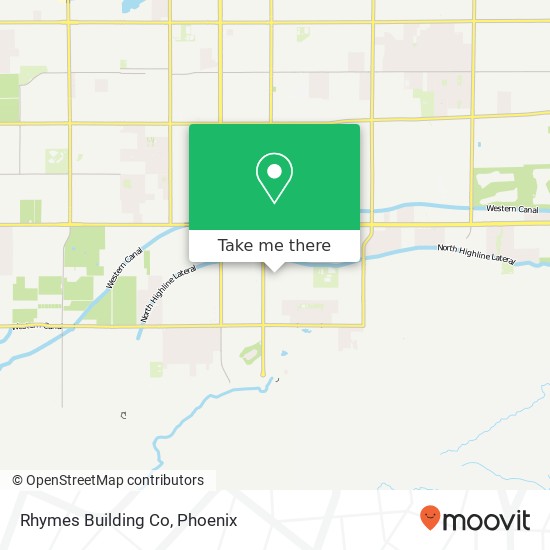Rhymes Building Co map