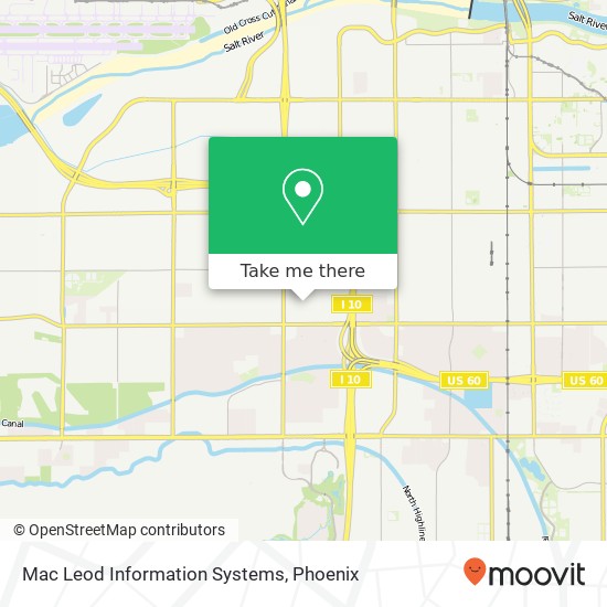 Mapa de Mac Leod Information Systems