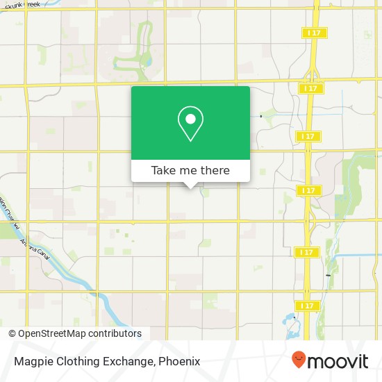 Magpie Clothing Exchange map