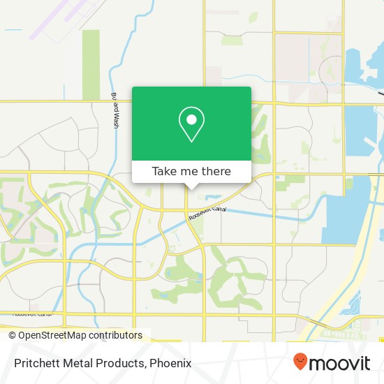 Pritchett Metal Products map