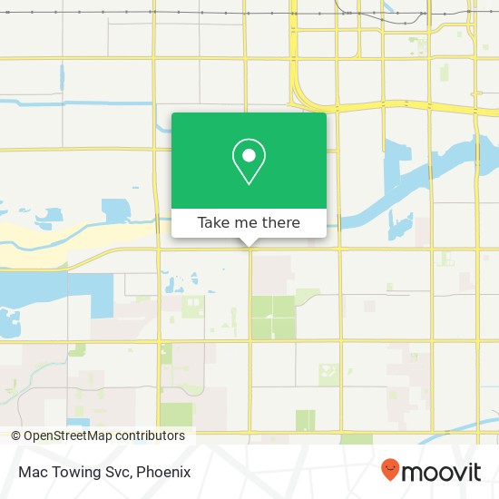 Mac Towing Svc map