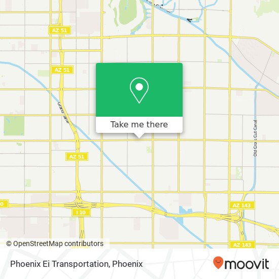 Phoenix Ei Transportation map