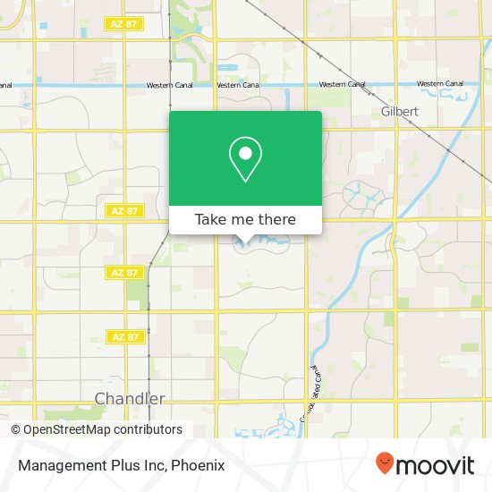 Management Plus Inc map