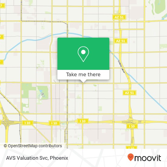 Mapa de AVS Valuation Svc