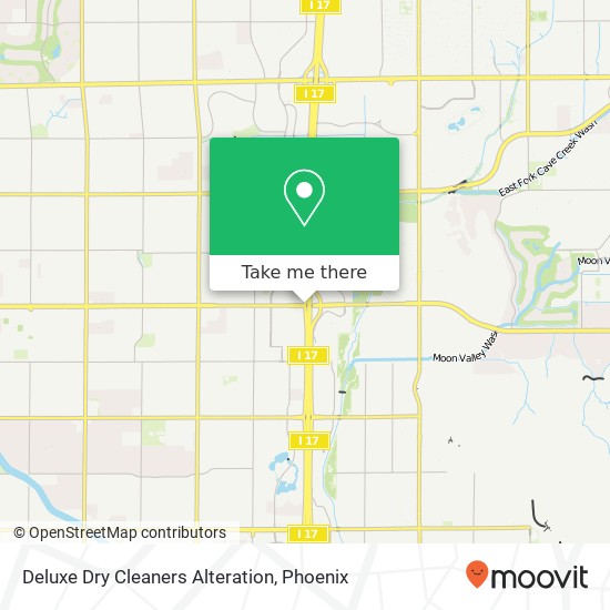 Deluxe Dry Cleaners Alteration map