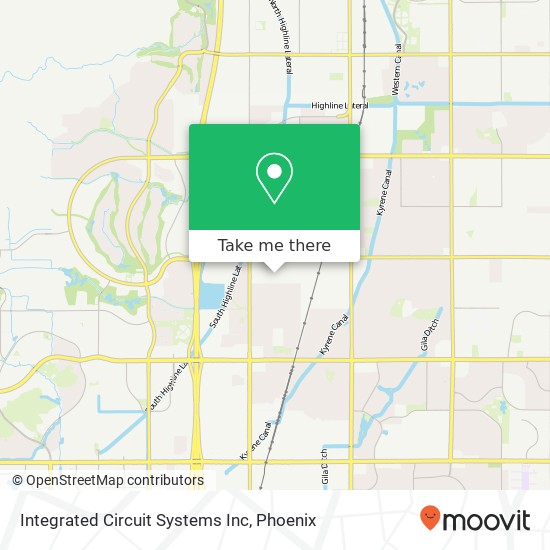 Mapa de Integrated Circuit Systems Inc