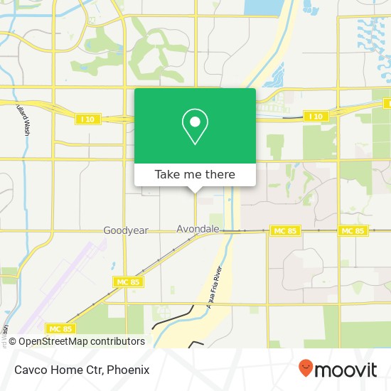 Cavco Home Ctr map