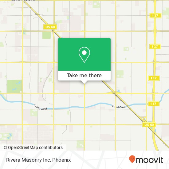 Rivera Masonry Inc map