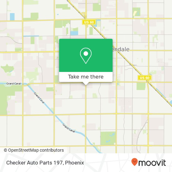 Checker Auto Parts 197 map