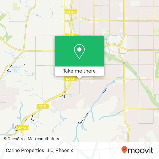 Carino Properties LLC map