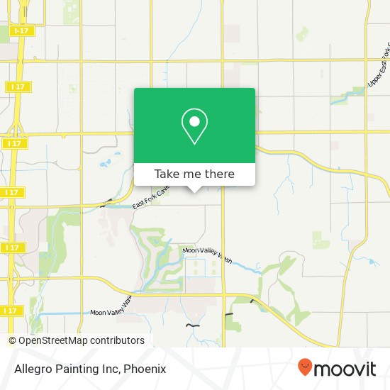 Allegro Painting Inc map