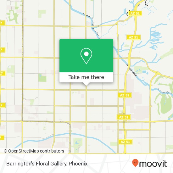 Barrington's Floral Gallery map