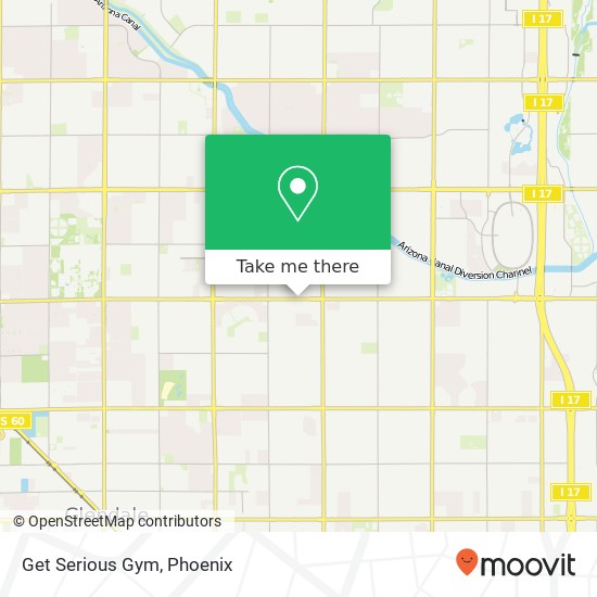 Get Serious Gym map