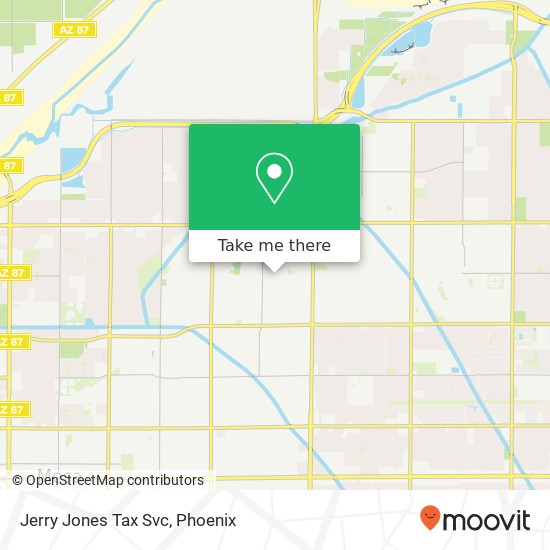 Jerry Jones Tax Svc map