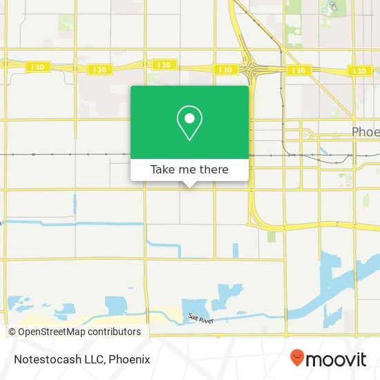 Notestocash LLC map