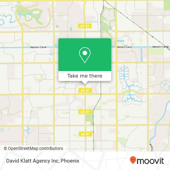 David Klatt Agency Inc map