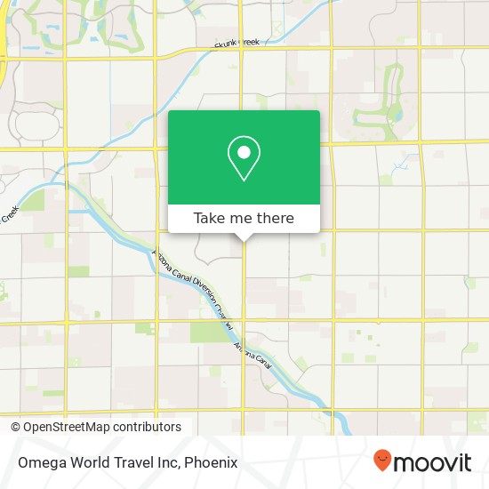 Omega World Travel Inc map