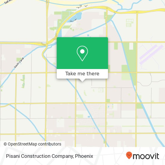 Pisani Construction Company map